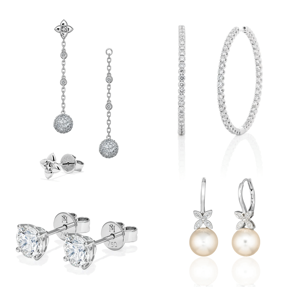 Diamond Hoops, Studs, or Danglers? Finding the Perfect Earrings