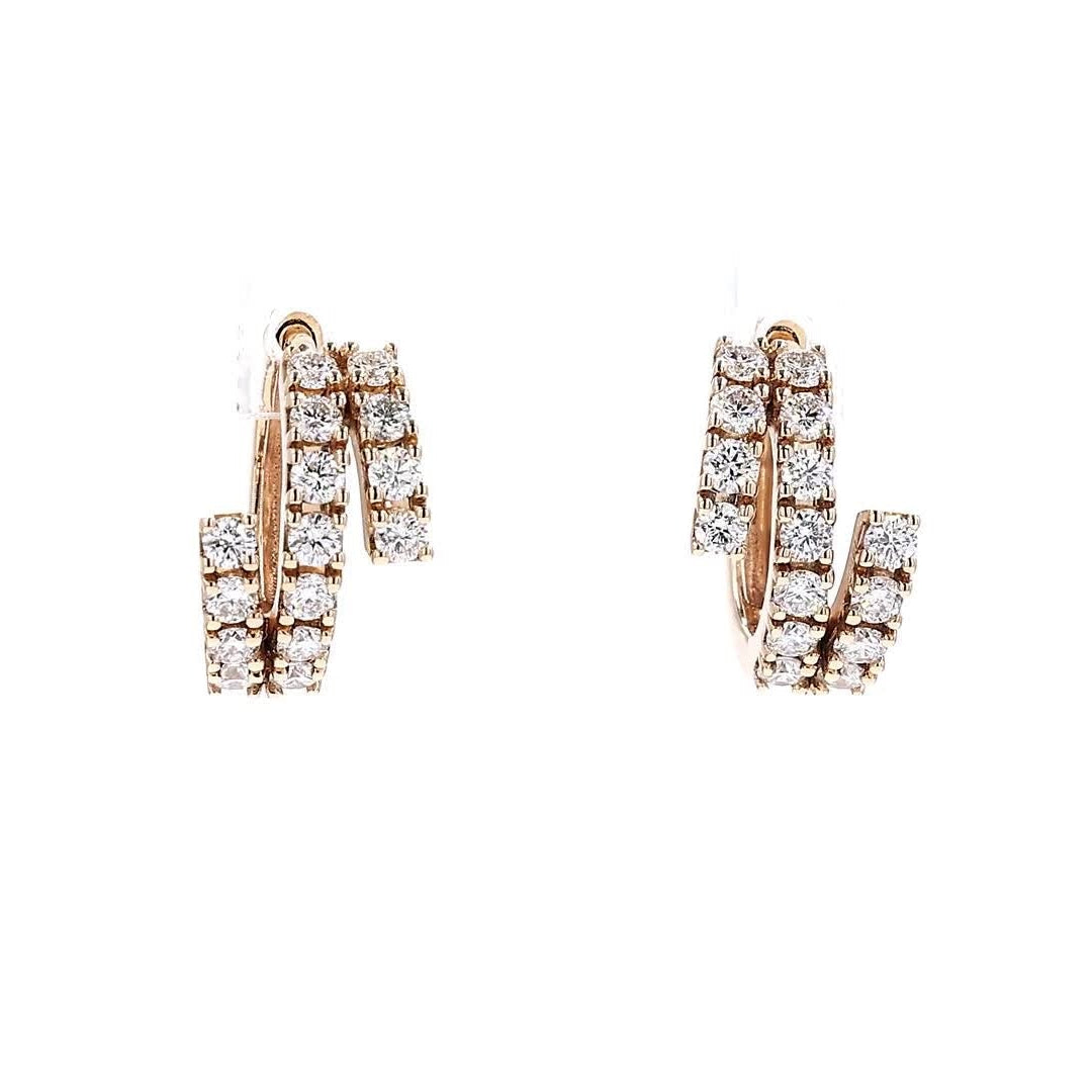 Diamond Pave Huggies Earrings (0.6 ct. tw.)