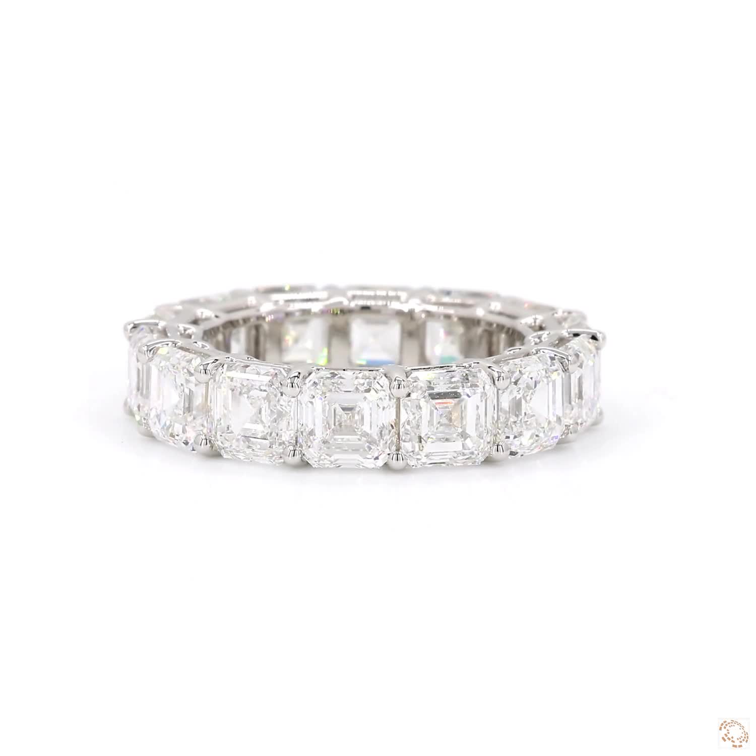 Asscher Diamond Eternity Ring (0.7ct per diamond)