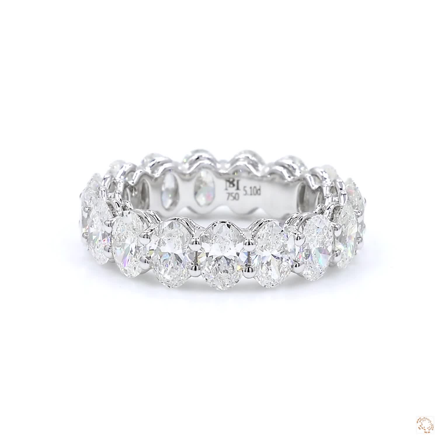 Oval Diamond Eternity Ring (0.3ct per diamond)