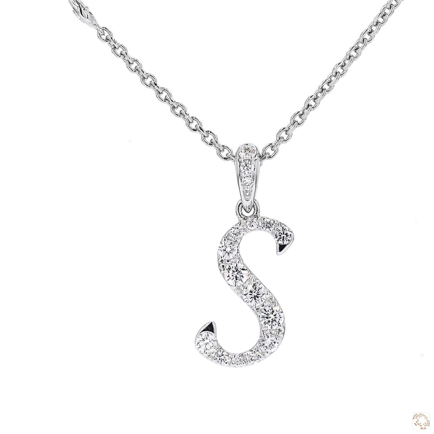 S Shaped Diamond Pendant (0.25 ct. tw.)