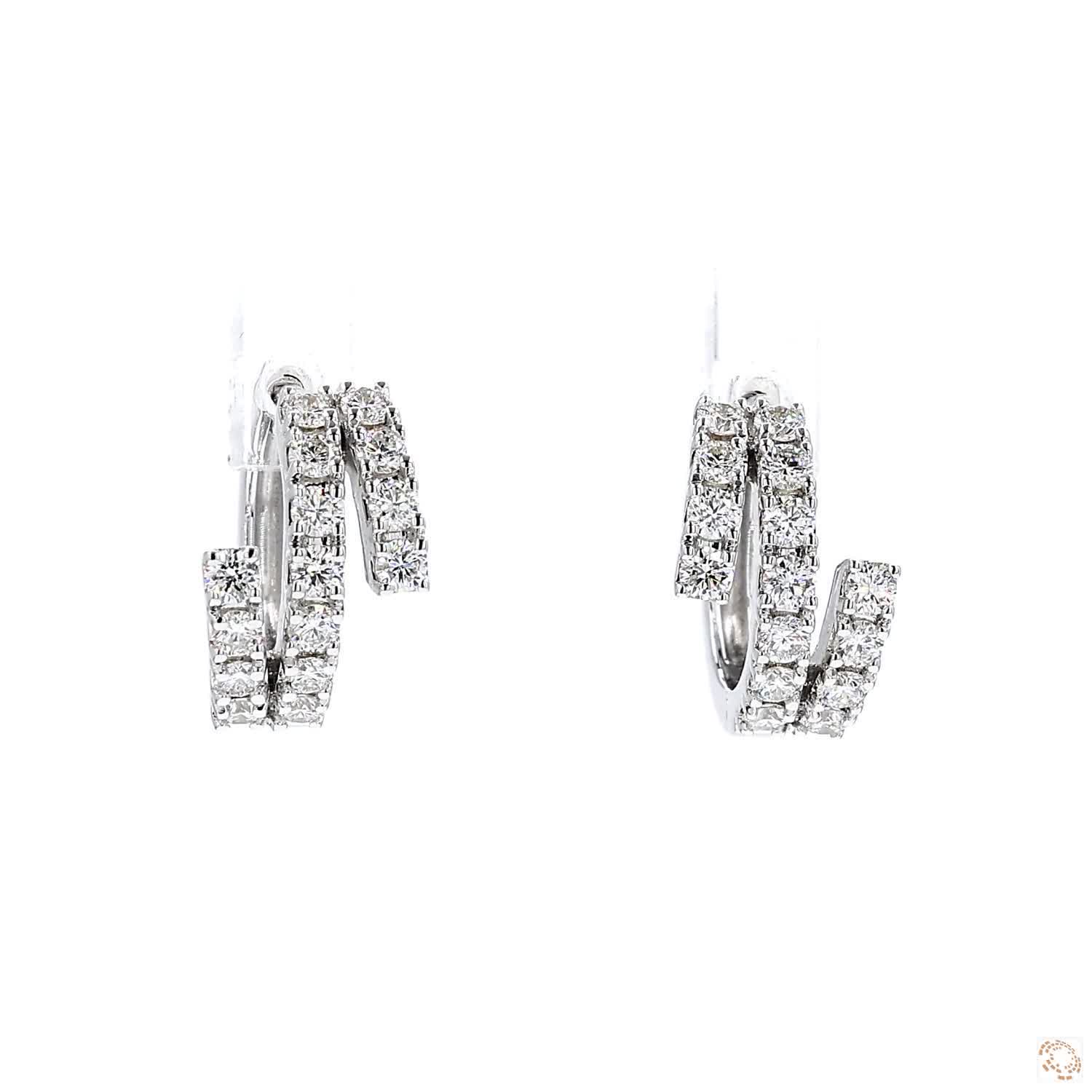 Diamond Pave Huggies Earrings (0.6 ct. tw.)