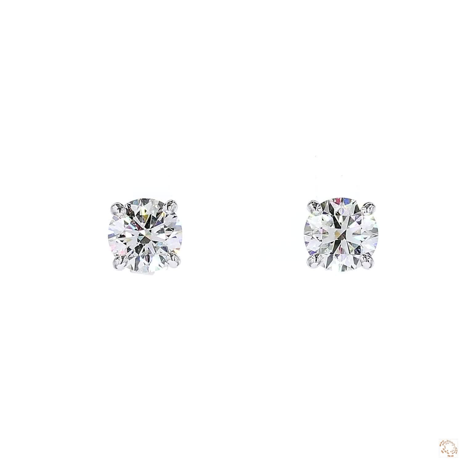 4-Prong Diamond Stud Earrings (0.90 ct. per diamond)