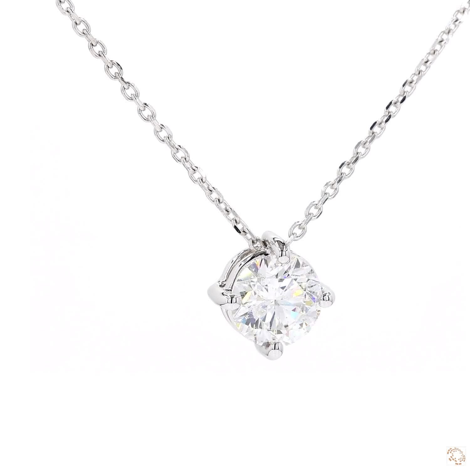 Solitaire Round Diamond Pendant (1.52 ct)