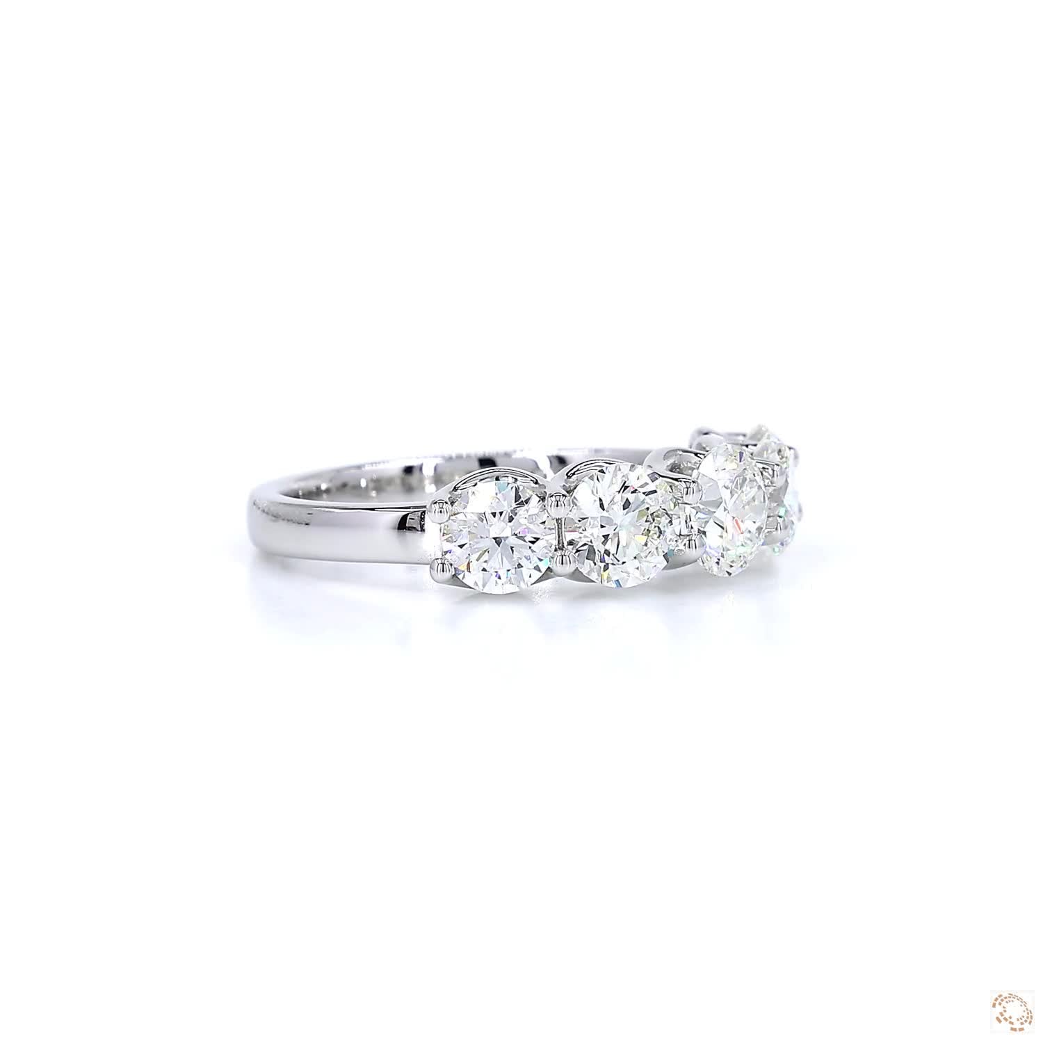 Round Diamond Half Eternity Ring (0.3 to 0.5ct per diamond)