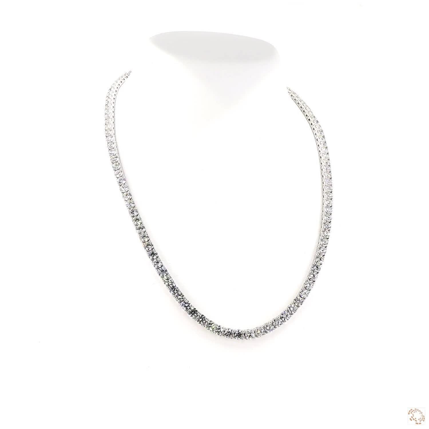 One Line Tennis Eternal Diamond Necklace (17.85 ct. tw)