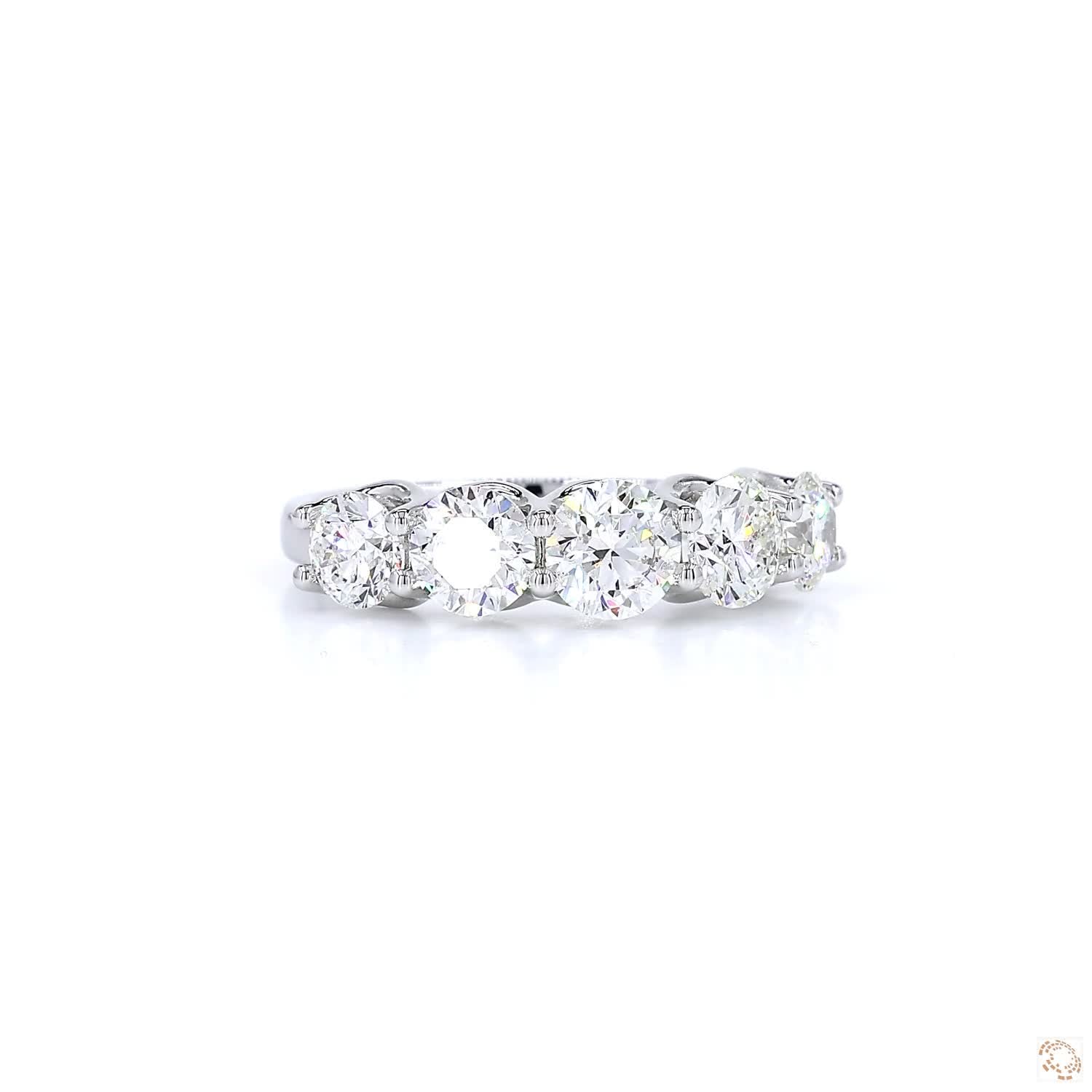 Round Diamond Half Eternity Ring (0.3 to 0.5ct per diamond)