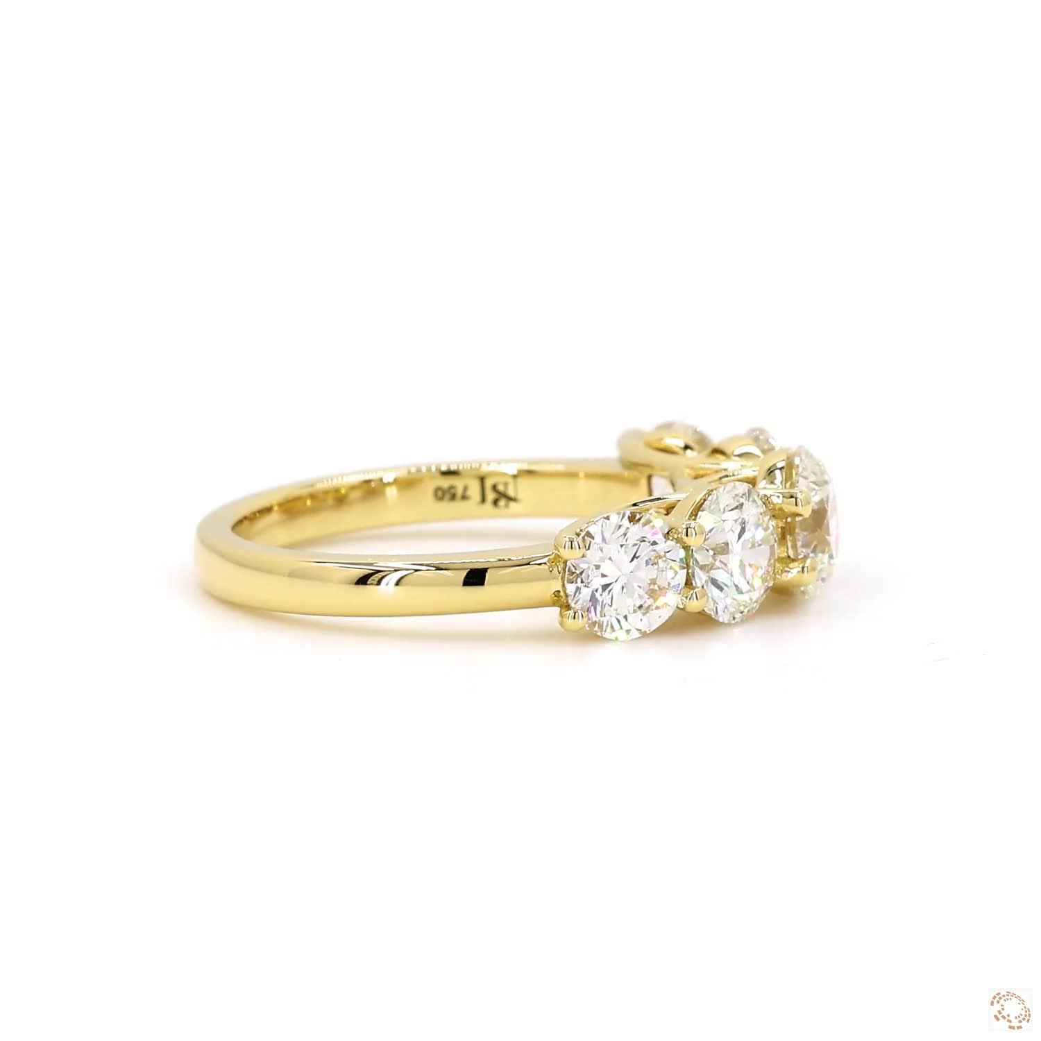 Round Diamond Half Eternity Ring (2.51ct)