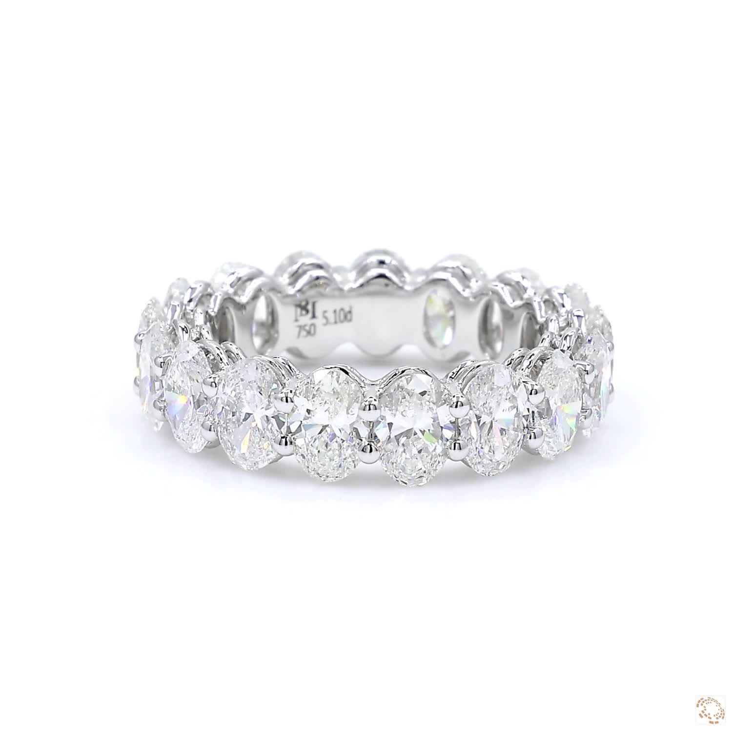 Oval Diamond Eternity Ring (0.3ct per diamond)