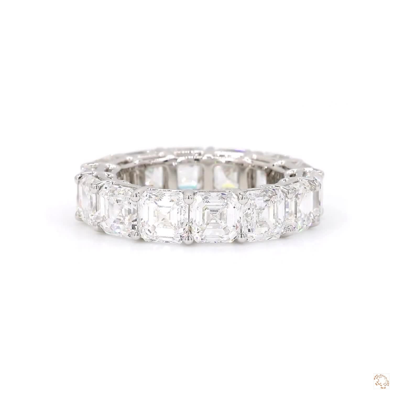 Asscher Diamond Eternity Ring (0.7ct per diamond)