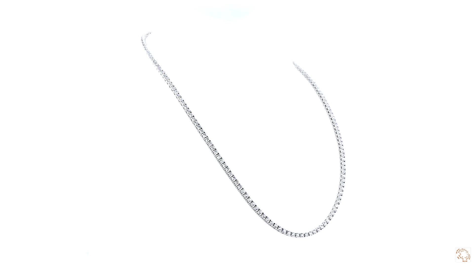 Classic Diamond Tennis Necklace (0.03 ct per diamond)