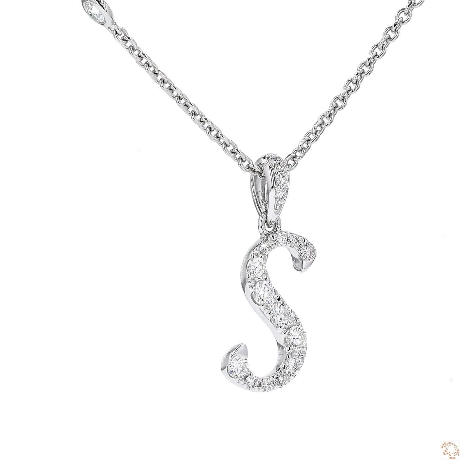 S Shaped Diamond Pendant (0.25 ct. tw.)