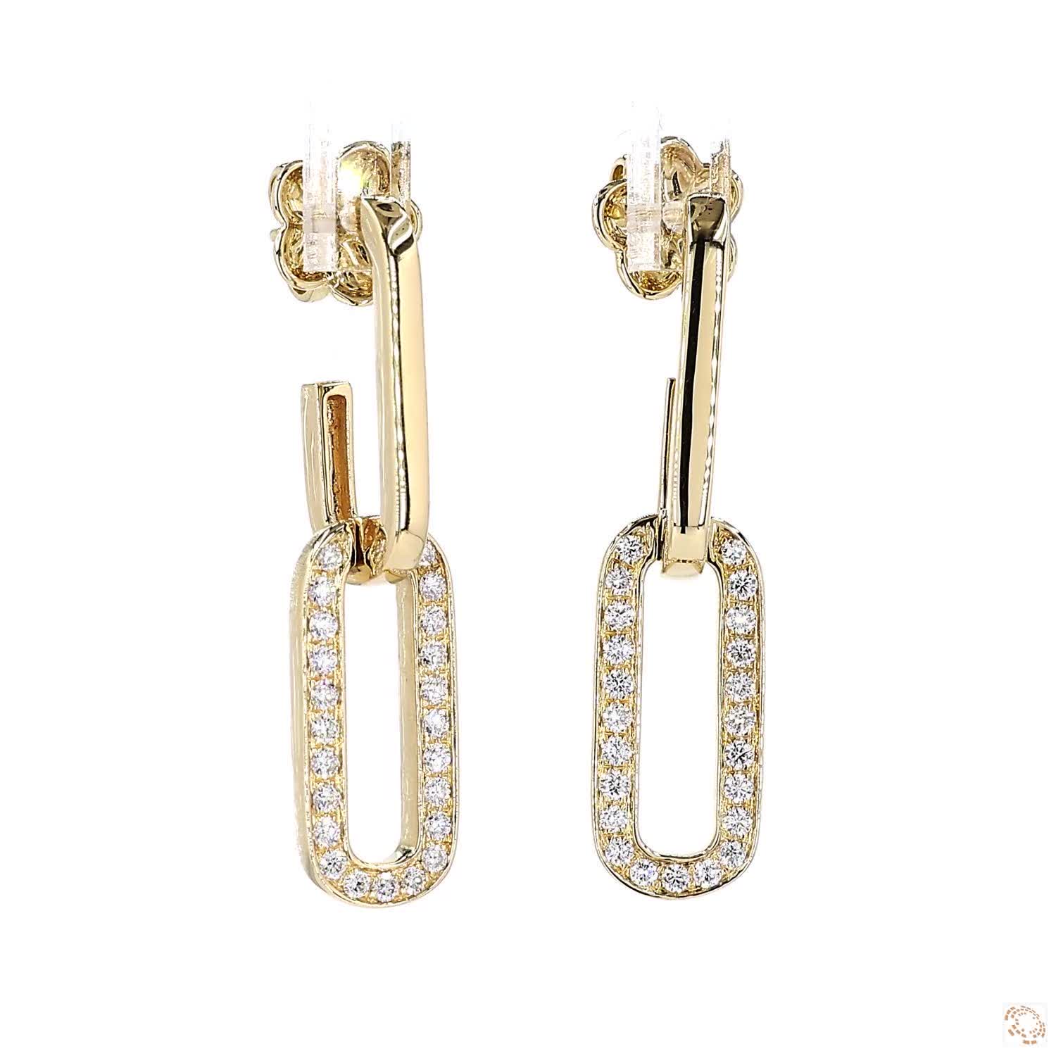 Diamond Chain Dangling Earrings (0.45 ct. tw.)