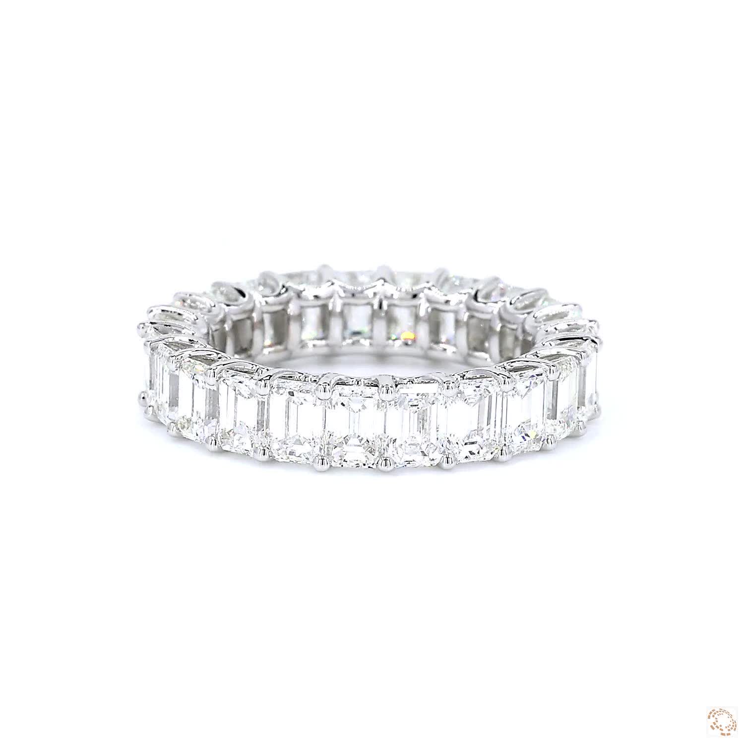 Emerald Diamond Eternity Ring (0.2ct per diamond)