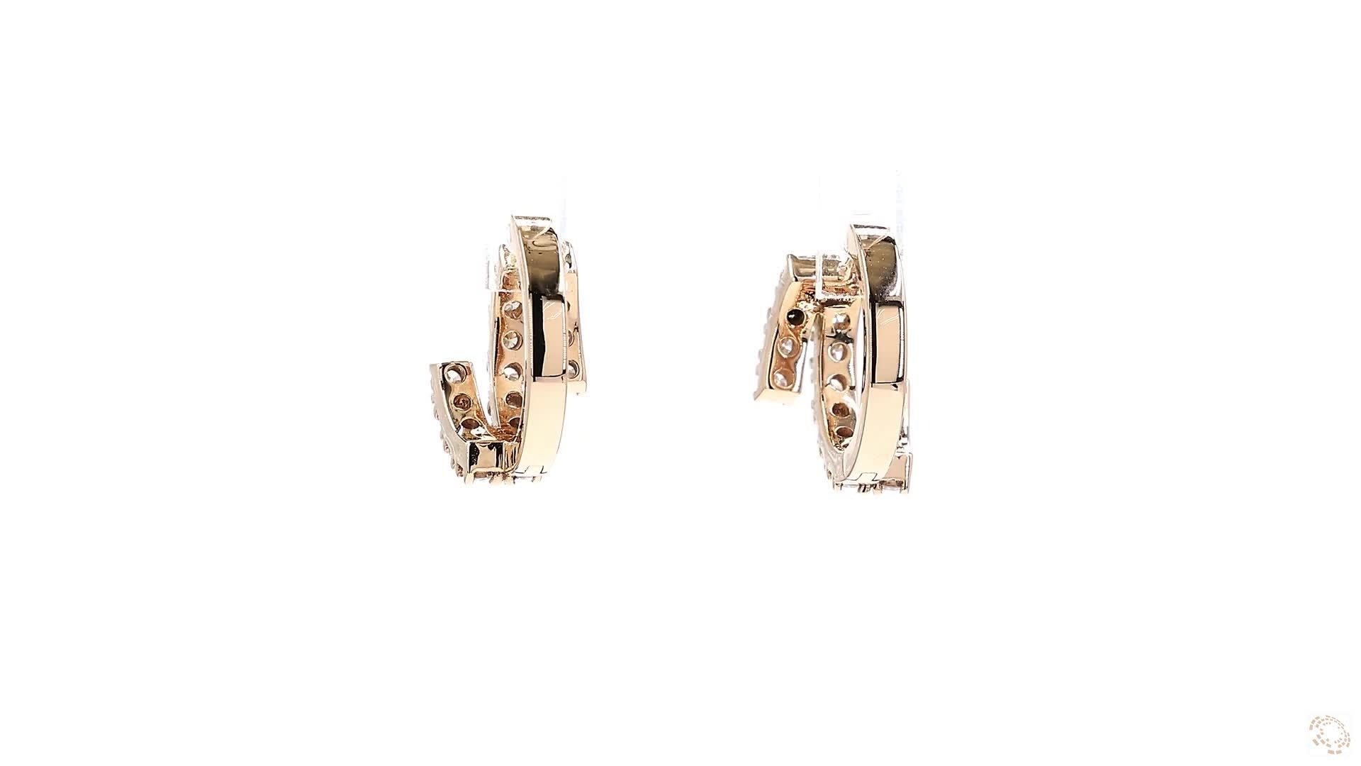 Diamond Pave Huggies Earrings (0.6 ct. tw.)