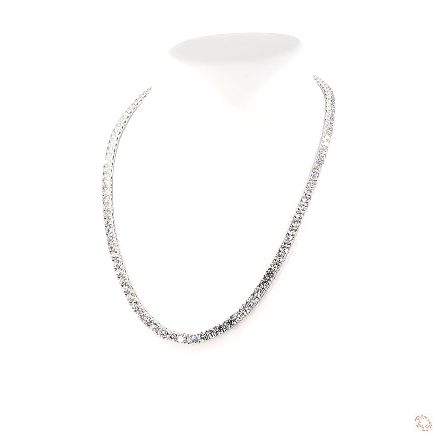 One Line Tennis Eternal Diamond Necklace (17.85 ct. tw)