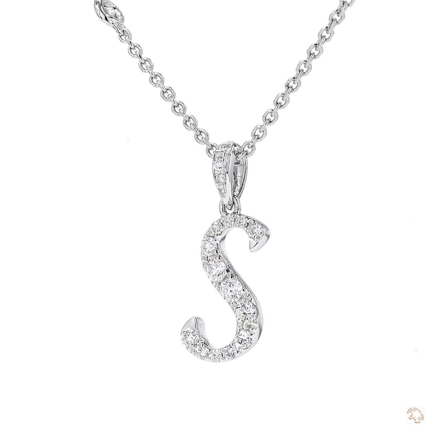S Shaped Diamond Pendant (0.25 ct. tw.)