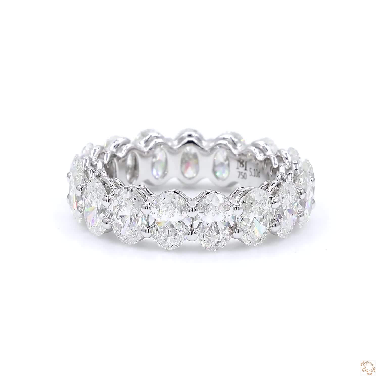 Oval Diamond Eternity Ring (0.3ct per diamond)