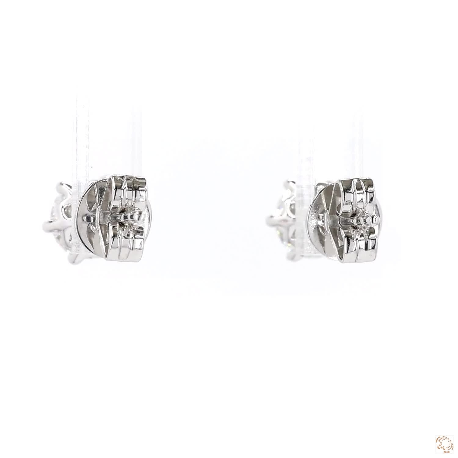 6-Prong Diamond Stud Earrings (0.64 ct. per diamond)