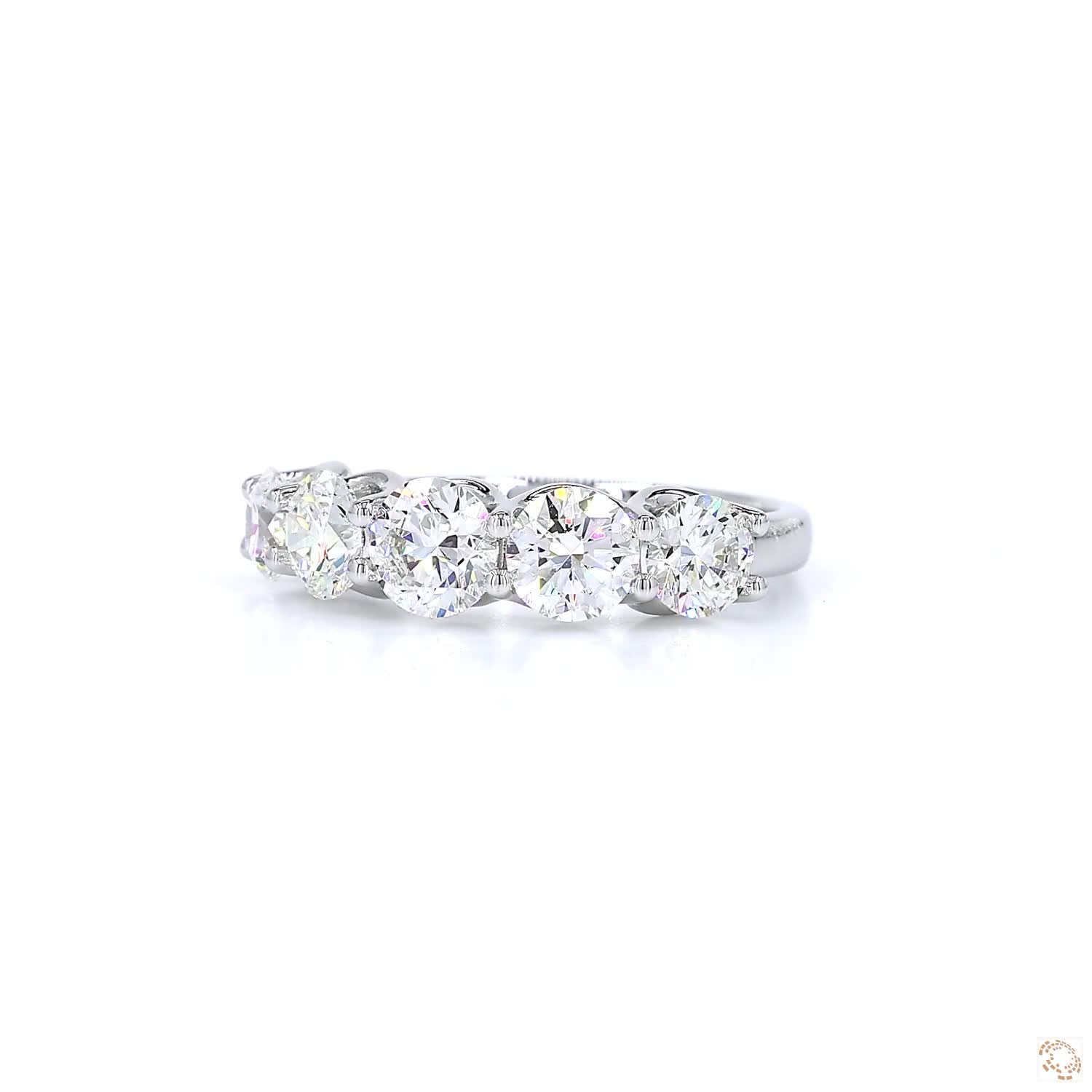 Round Diamond Half Eternity Ring (0.3 to 0.5ct per diamond)