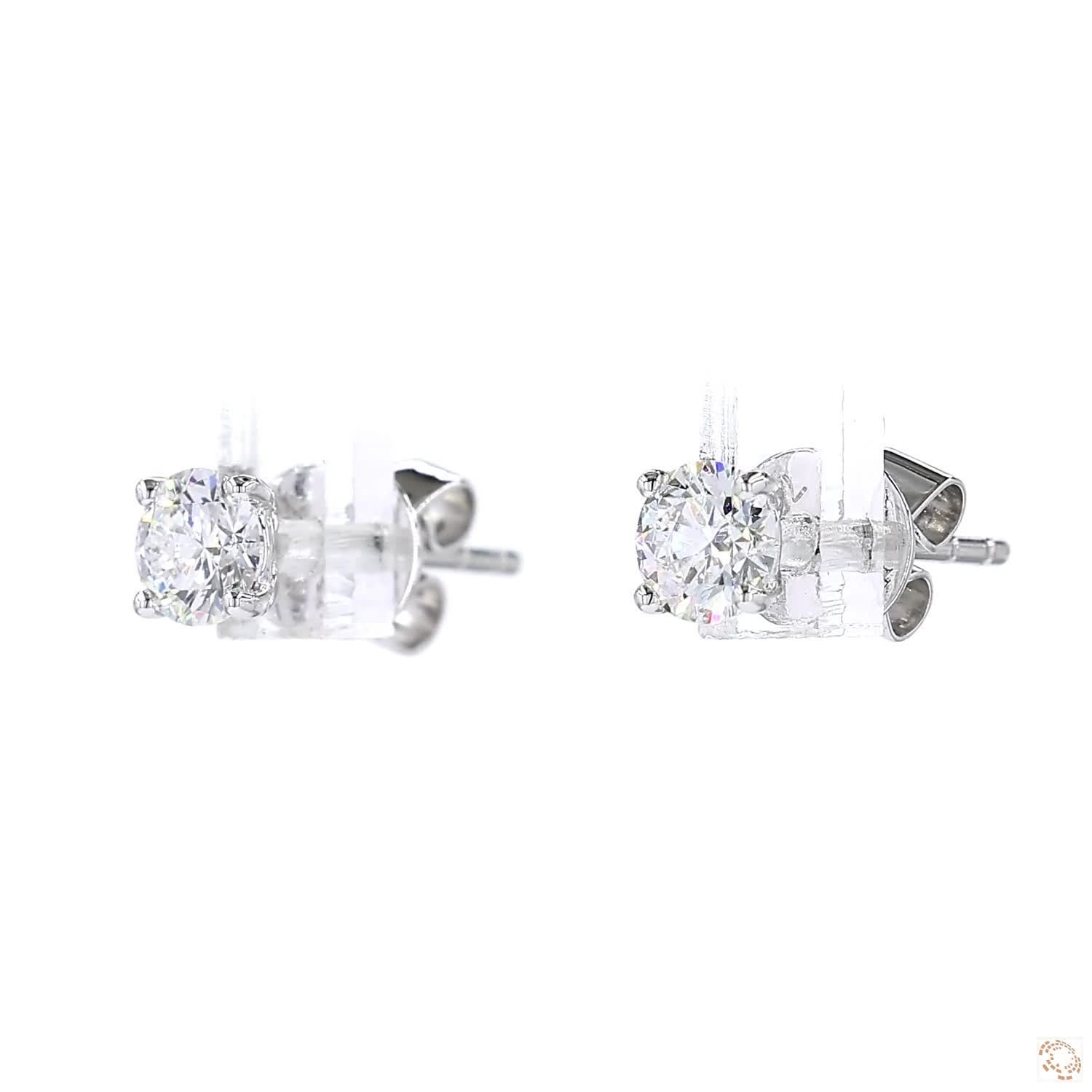 Classic Diamond Stud Earring (0.5 ct. per diamond)