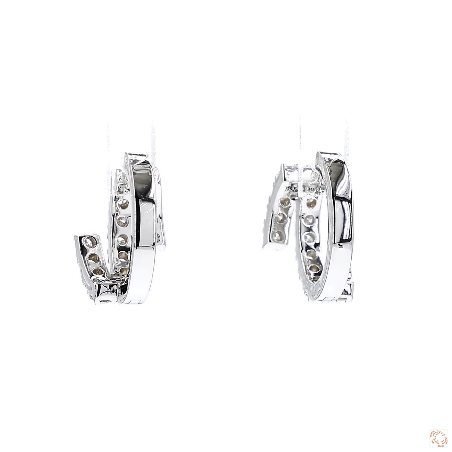 Diamond Pave Huggies Earrings (0.6 ct. tw.)