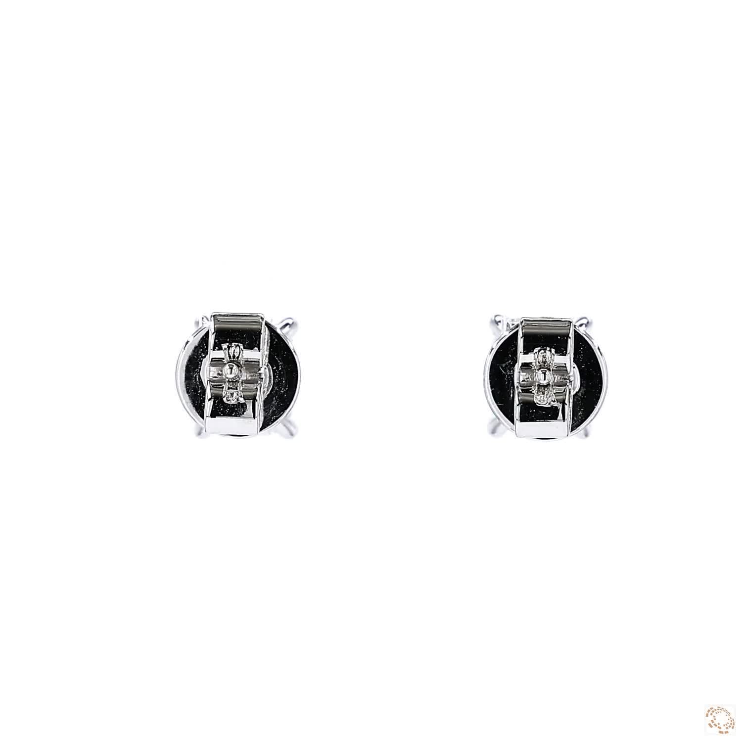 Cushion Cut Diamond Stud Earrings (1.01 ct. per diamond)