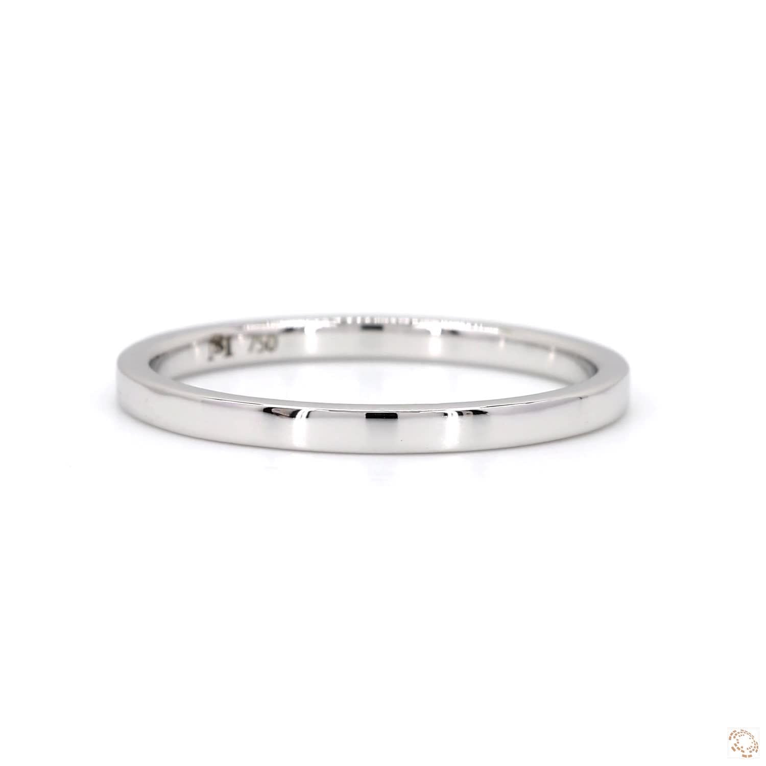 Women'Polished Straight Engagement Band (1.8mm)