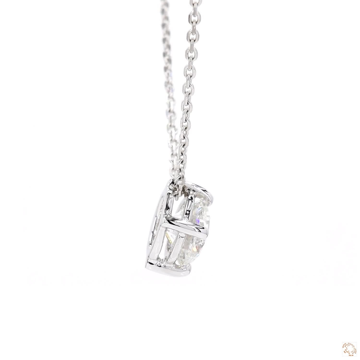 Solitaire Round Diamond Pendant (1.52 ct)