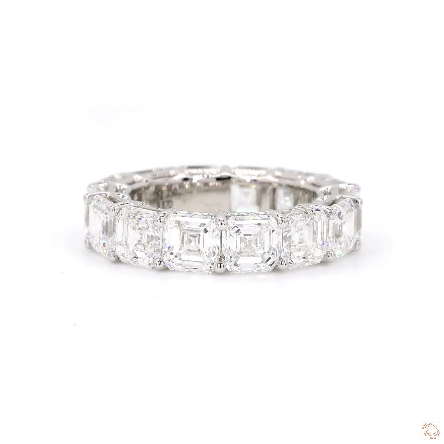 Asscher Diamond Eternity Ring (0.7ct per diamond)