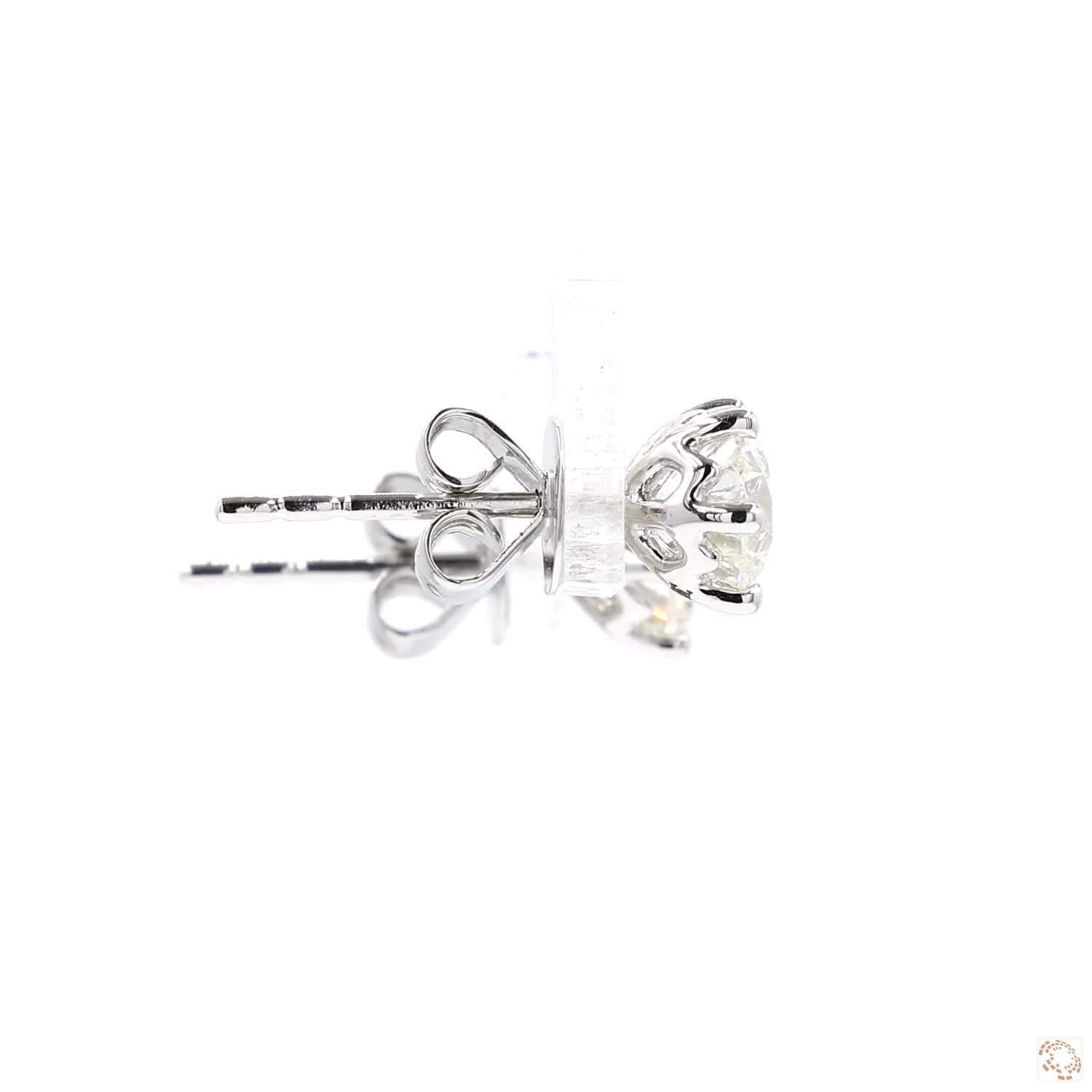 6-Prong Diamond Stud Earrings (0.80 ct. per diamond)