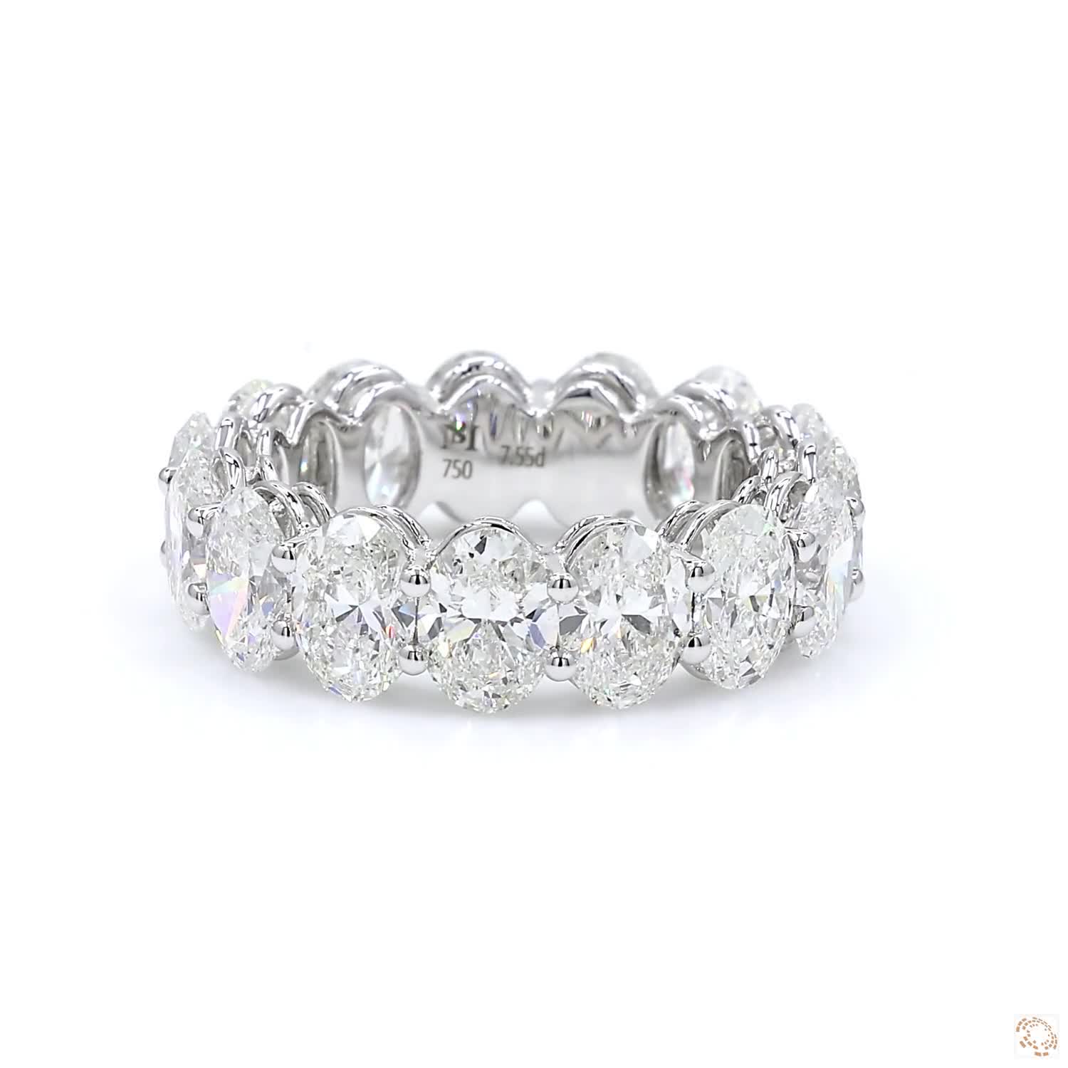 Oval Diamond Eternity Ring (0.5ct per diamond)