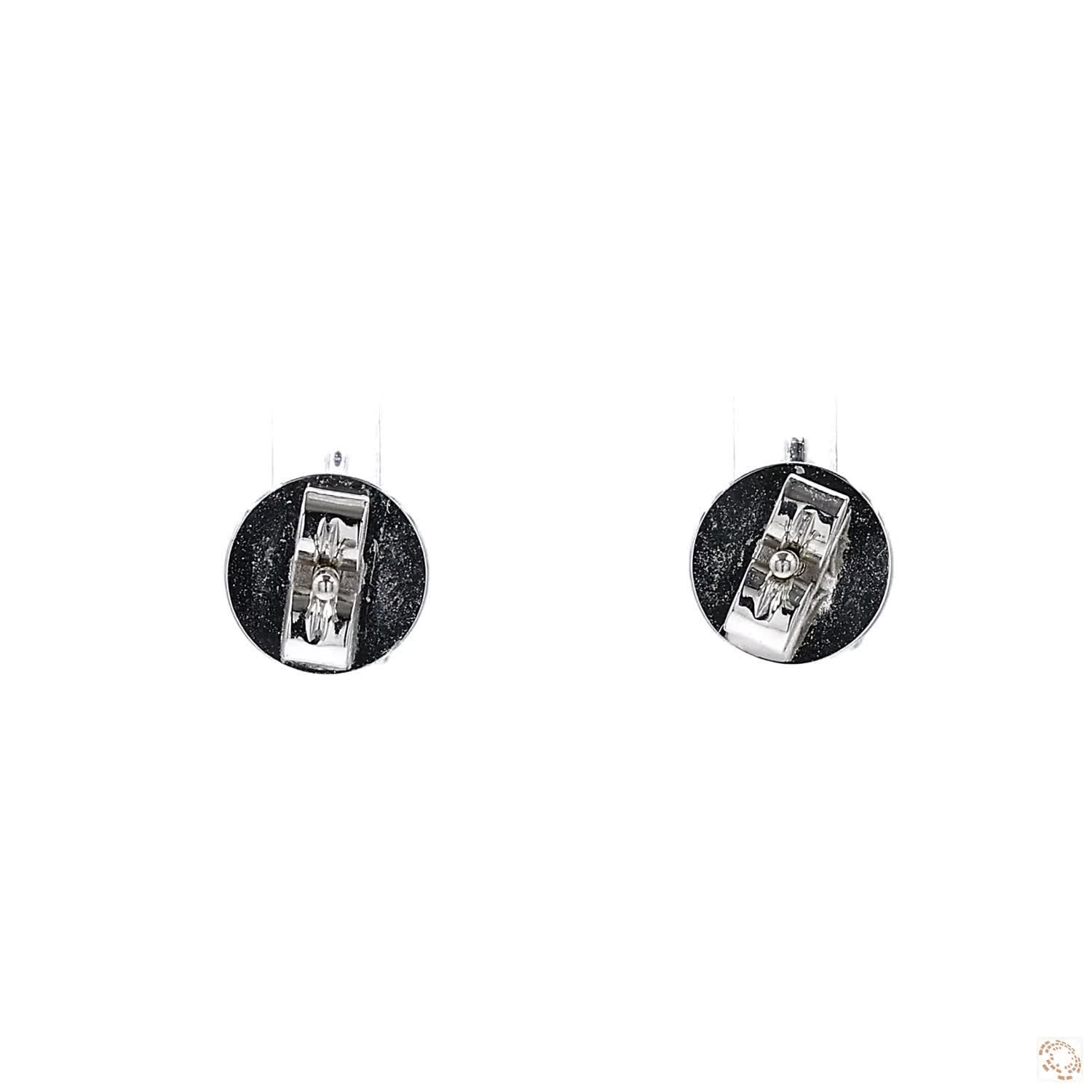 Pear Shape Diamond Stud Earrings in White Gold