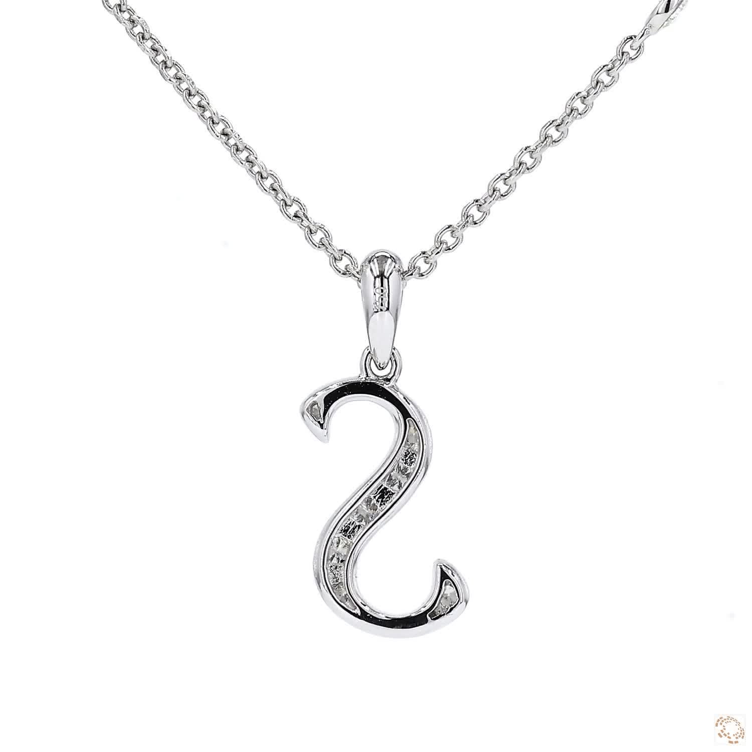 S Shaped Diamond Pendant (0.25 ct. tw.)