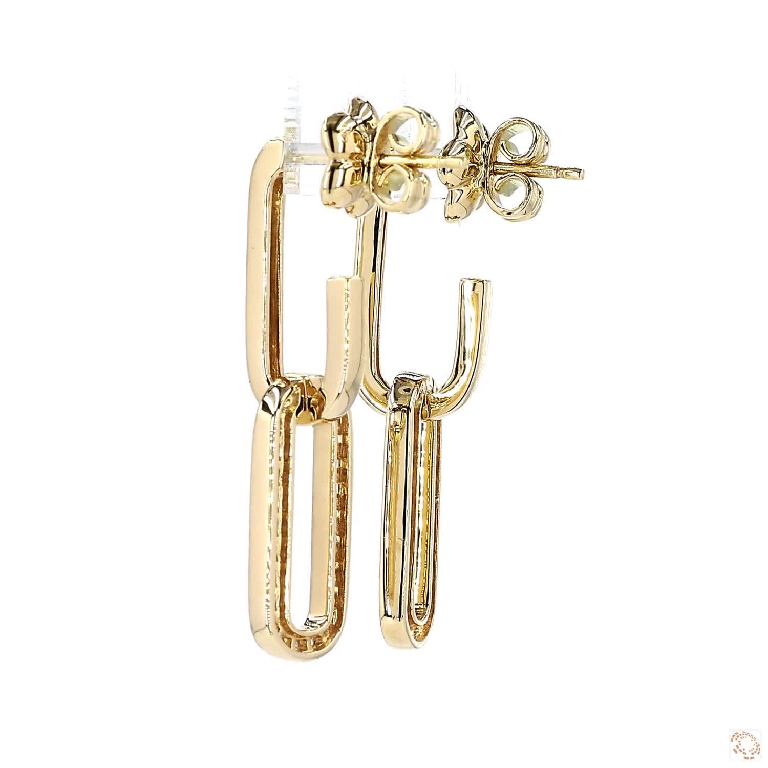 Diamond Chain Dangling Earrings (0.45 ct. tw.)