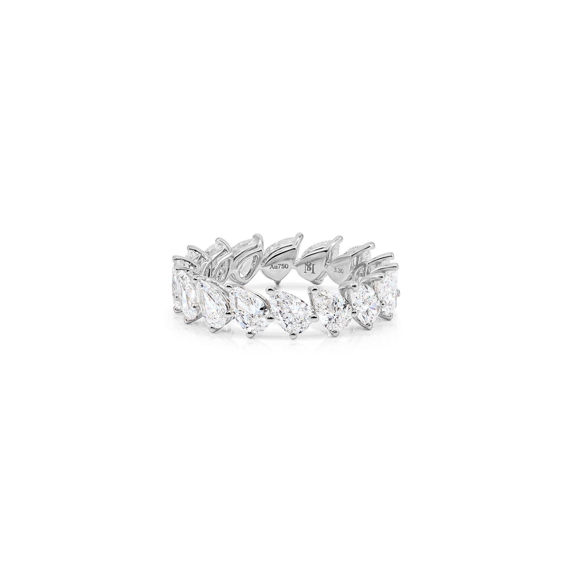 Pear Diamond Eternity Ring (0.2ct per diamond)