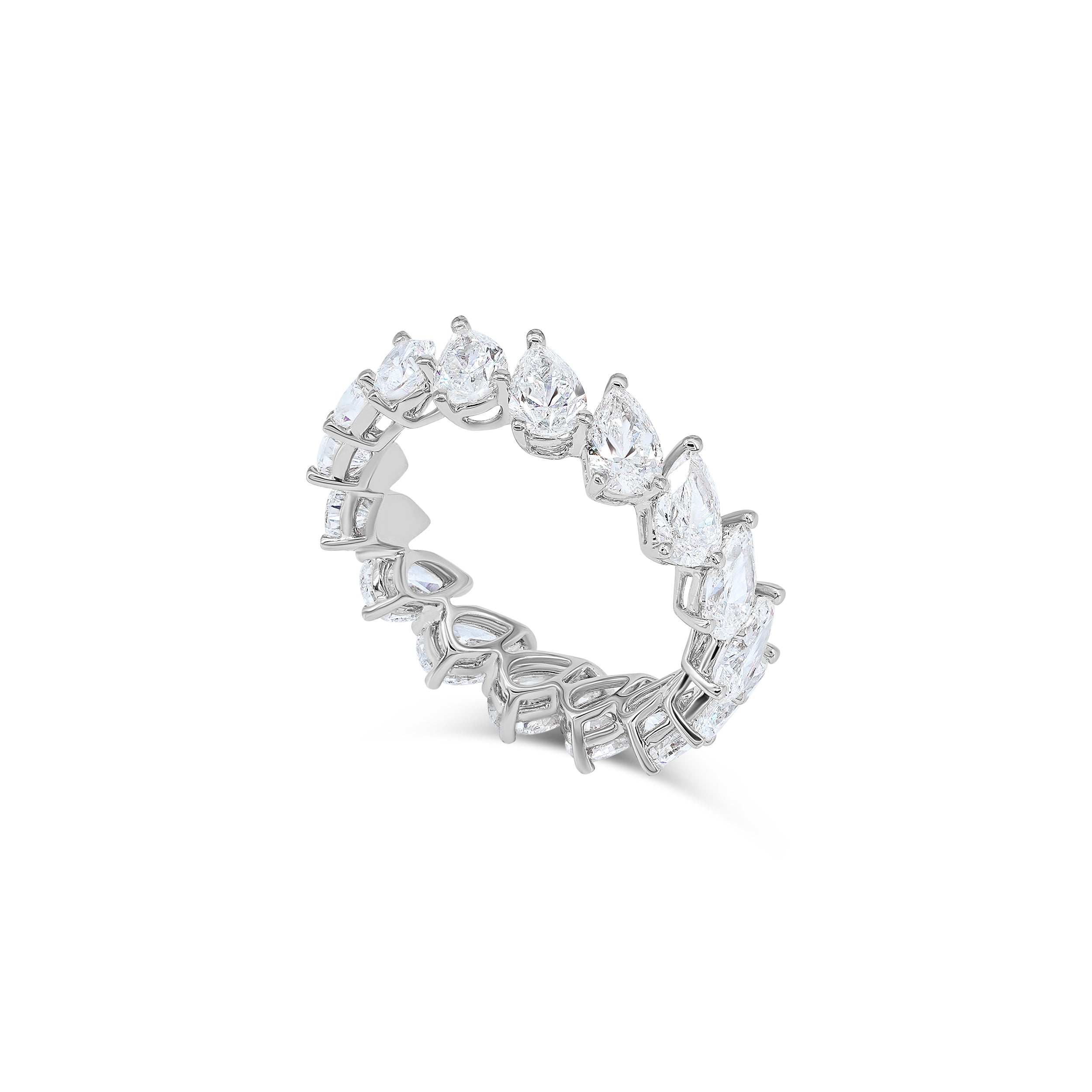 Pear Diamond Eternity Ring (0.2ct per diamond)