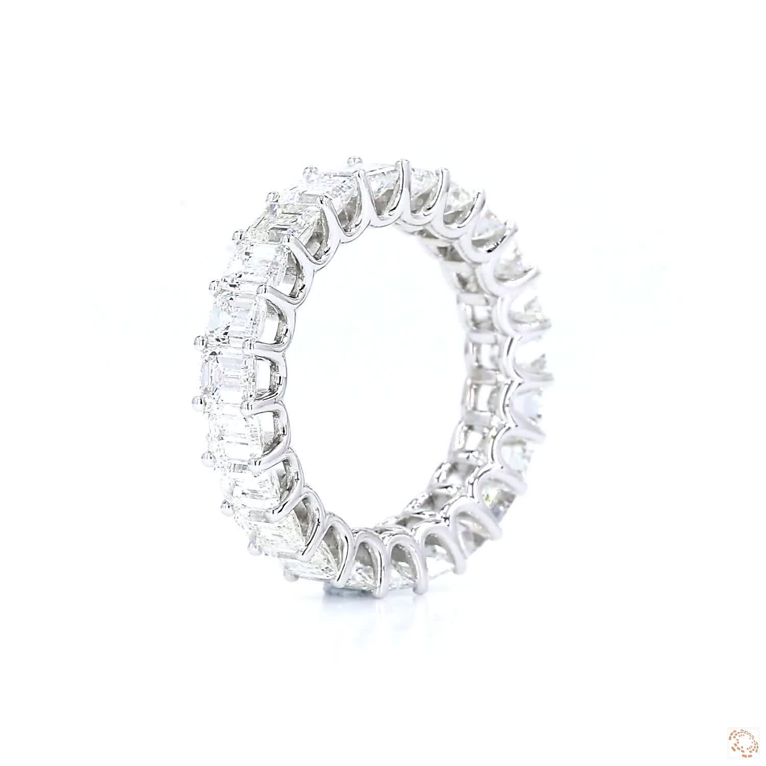 Emerald Diamond Eternity Ring (0.2ct per diamond)