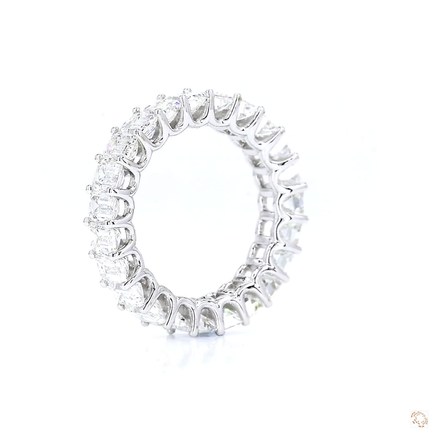 Emerald Diamond Eternity Ring (0.2ct per diamond)