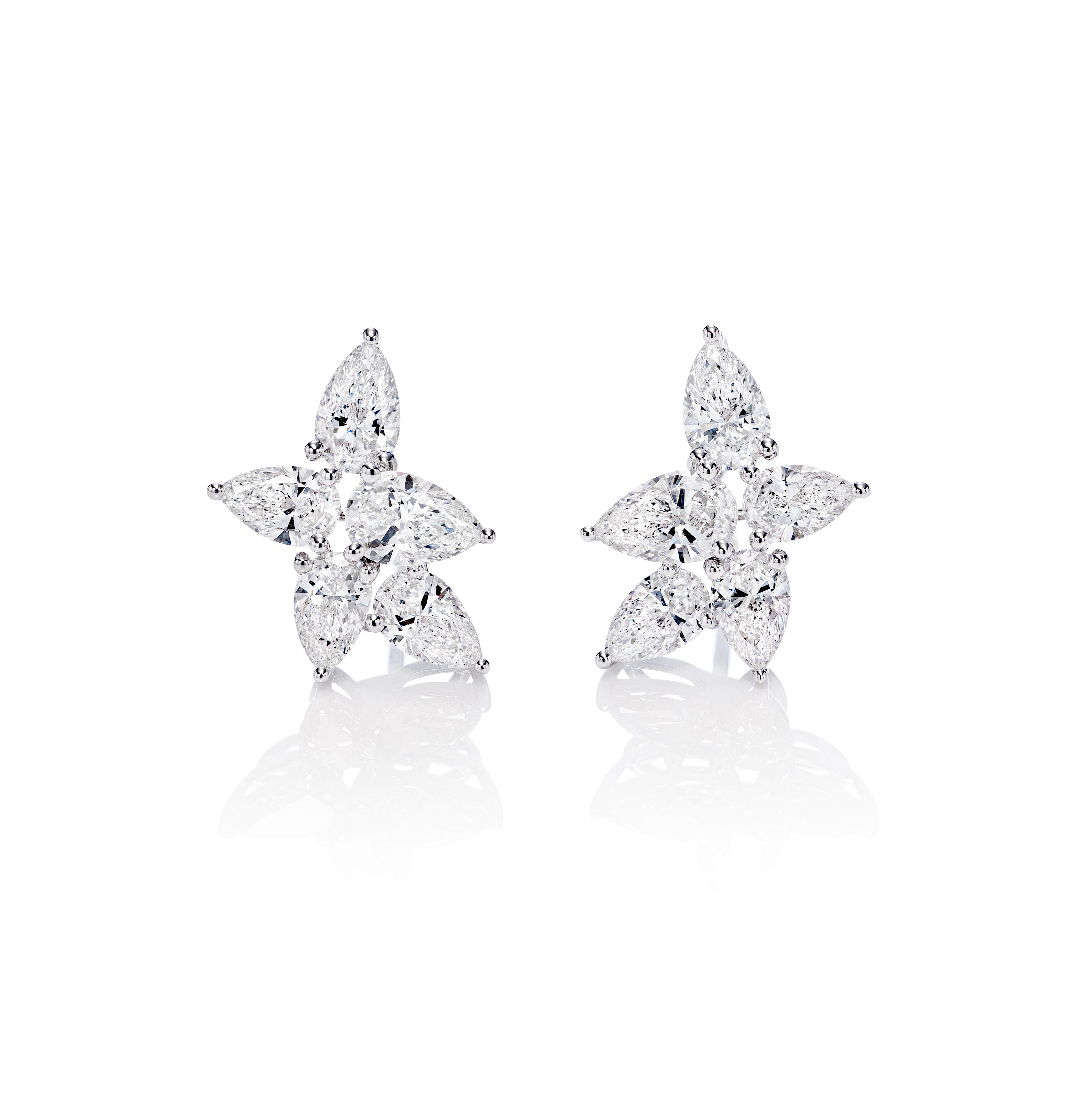 Diamond Cluster Stud Earrings (4.66 ct. tw.)