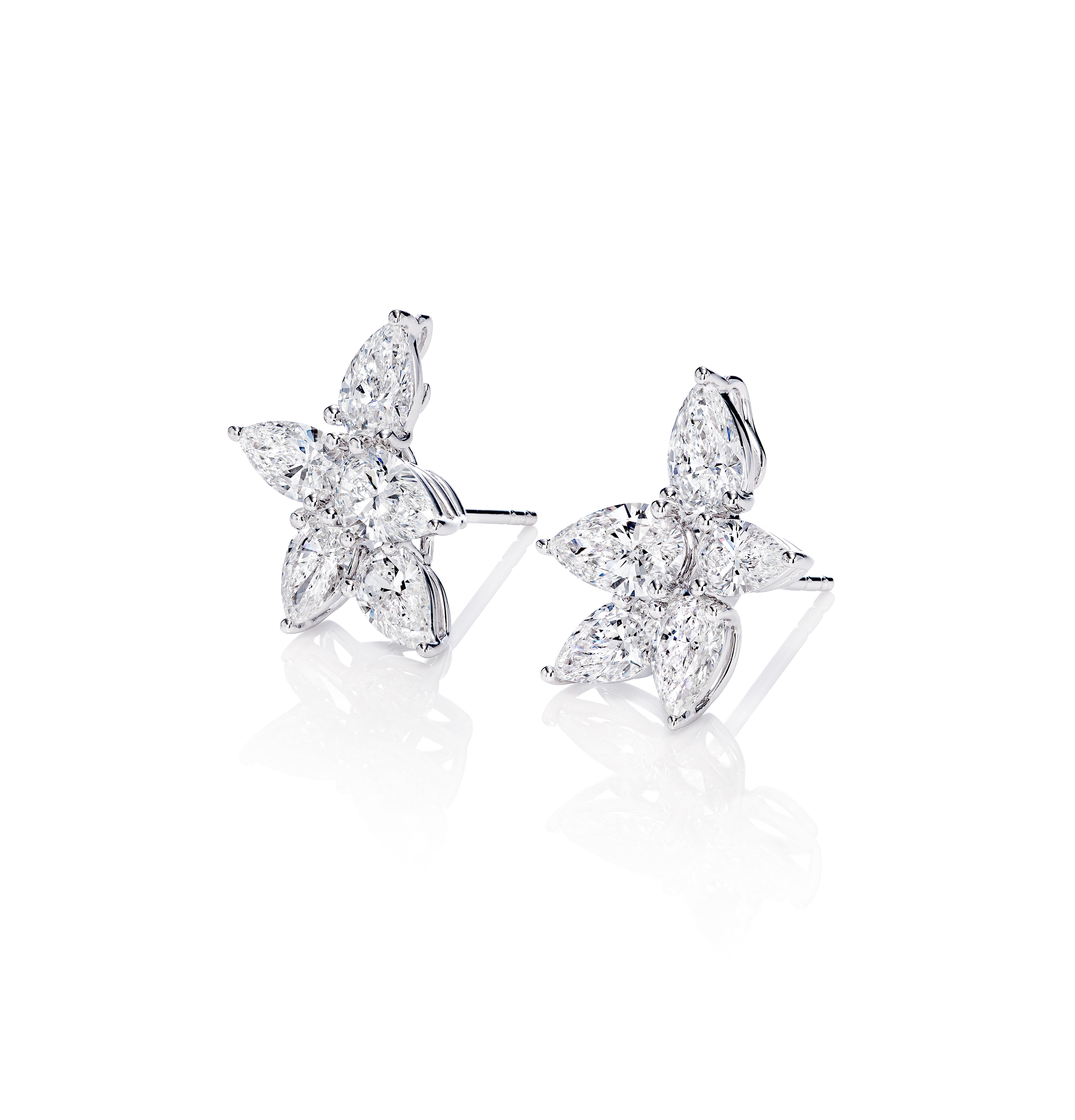 Diamond Cluster Stud Earrings (4.66 ct. tw.)