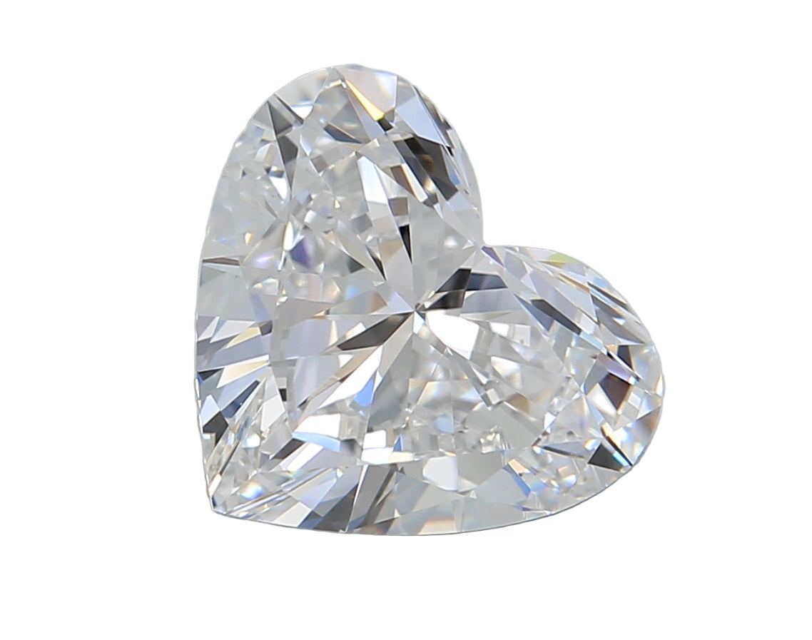 2.5 Carat D Heart Modified Brilliant Diamond FL TYPE2A GIA