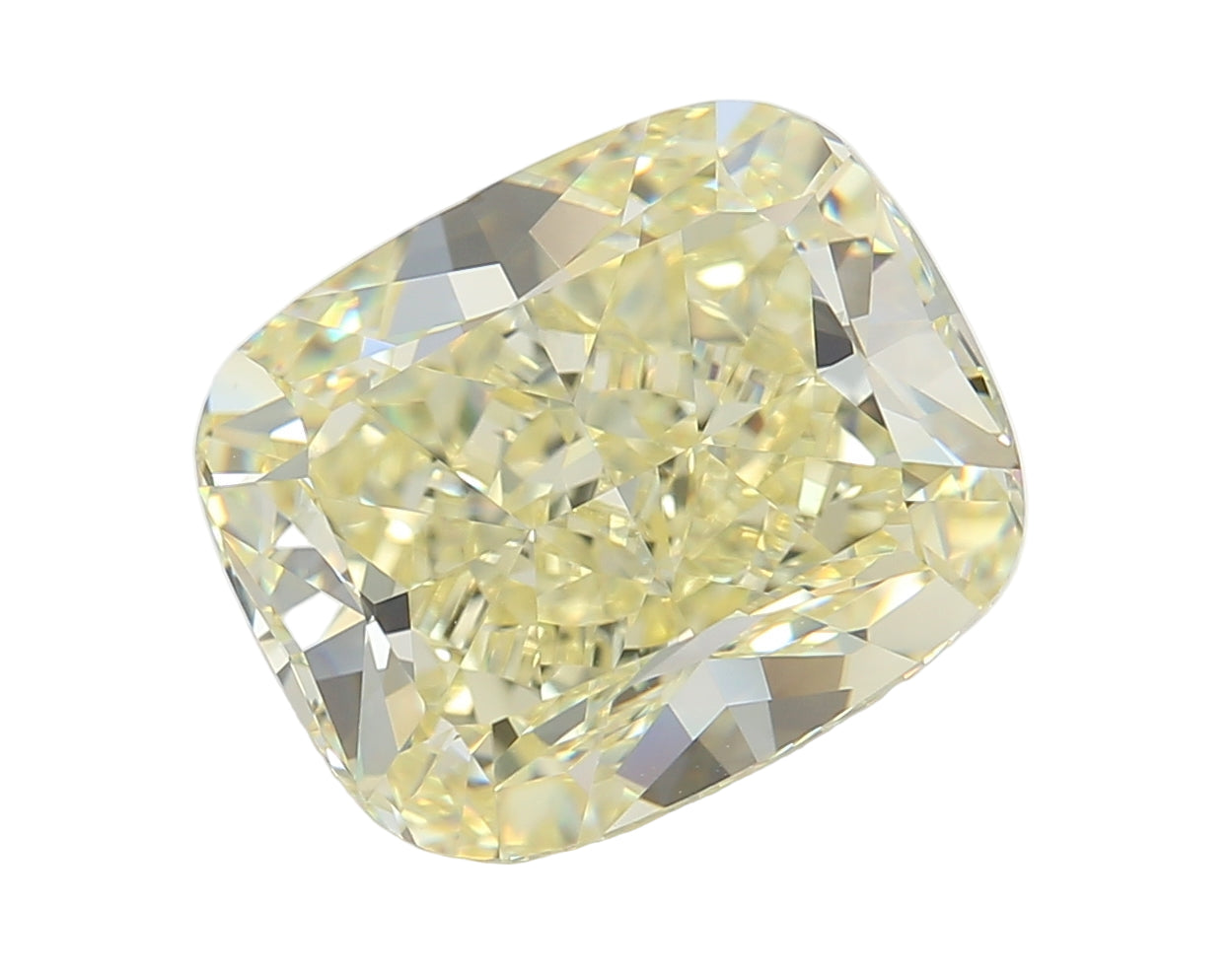 8 Carat Fancy Yellow Cushion Diamond VVS2 GIA