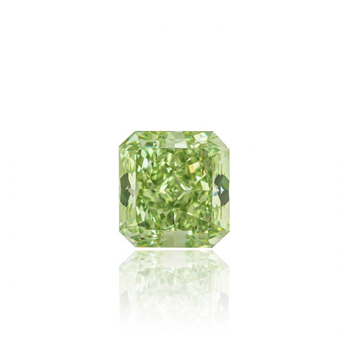 Radiant Cut Fancy Intense Yellowish-Green Diamond (2.13 Carat)