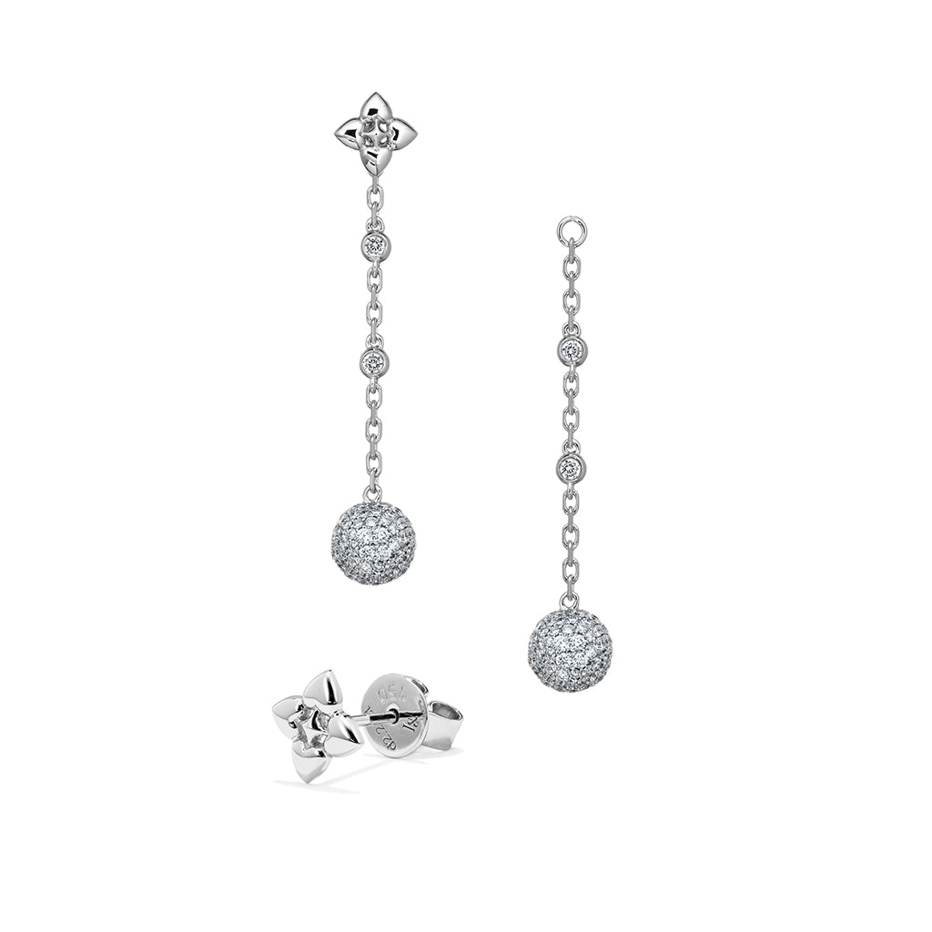 Starry Glitter Diamond Earrings