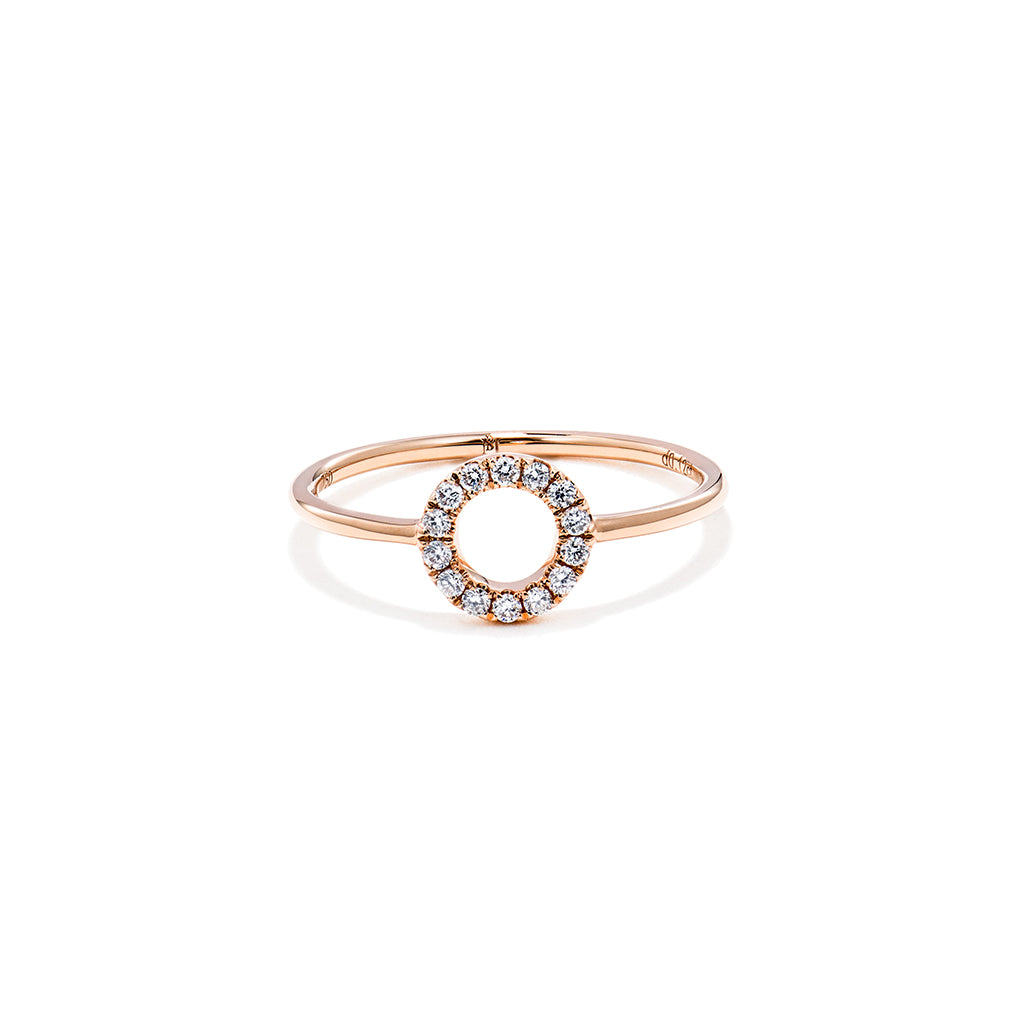 Round Brilliant Diamond Ring - Mini
