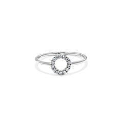 Round Brilliant Diamond Ring - Mini