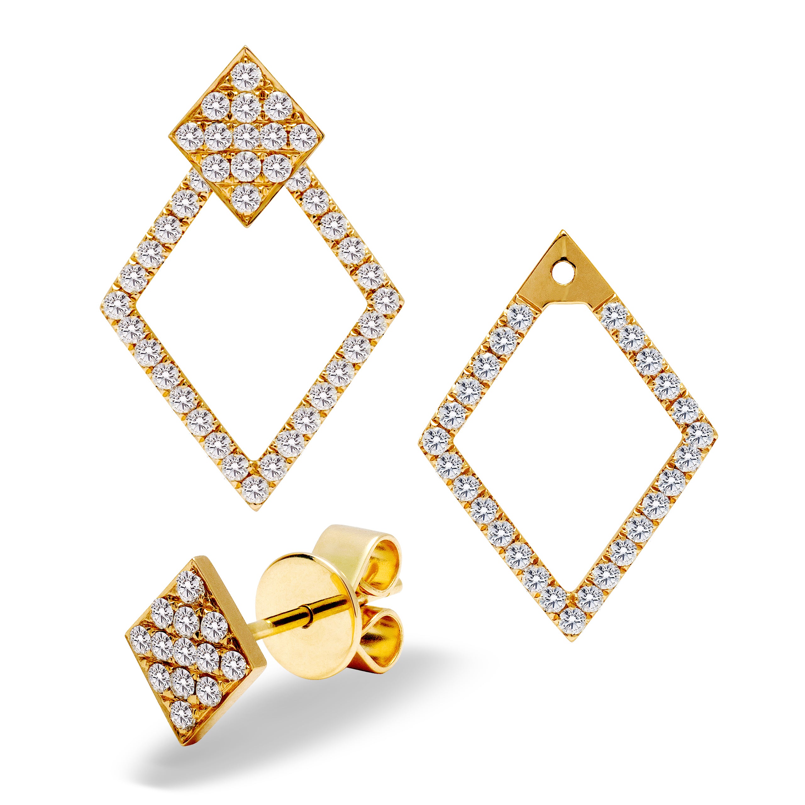 Princess Diamond Earrings