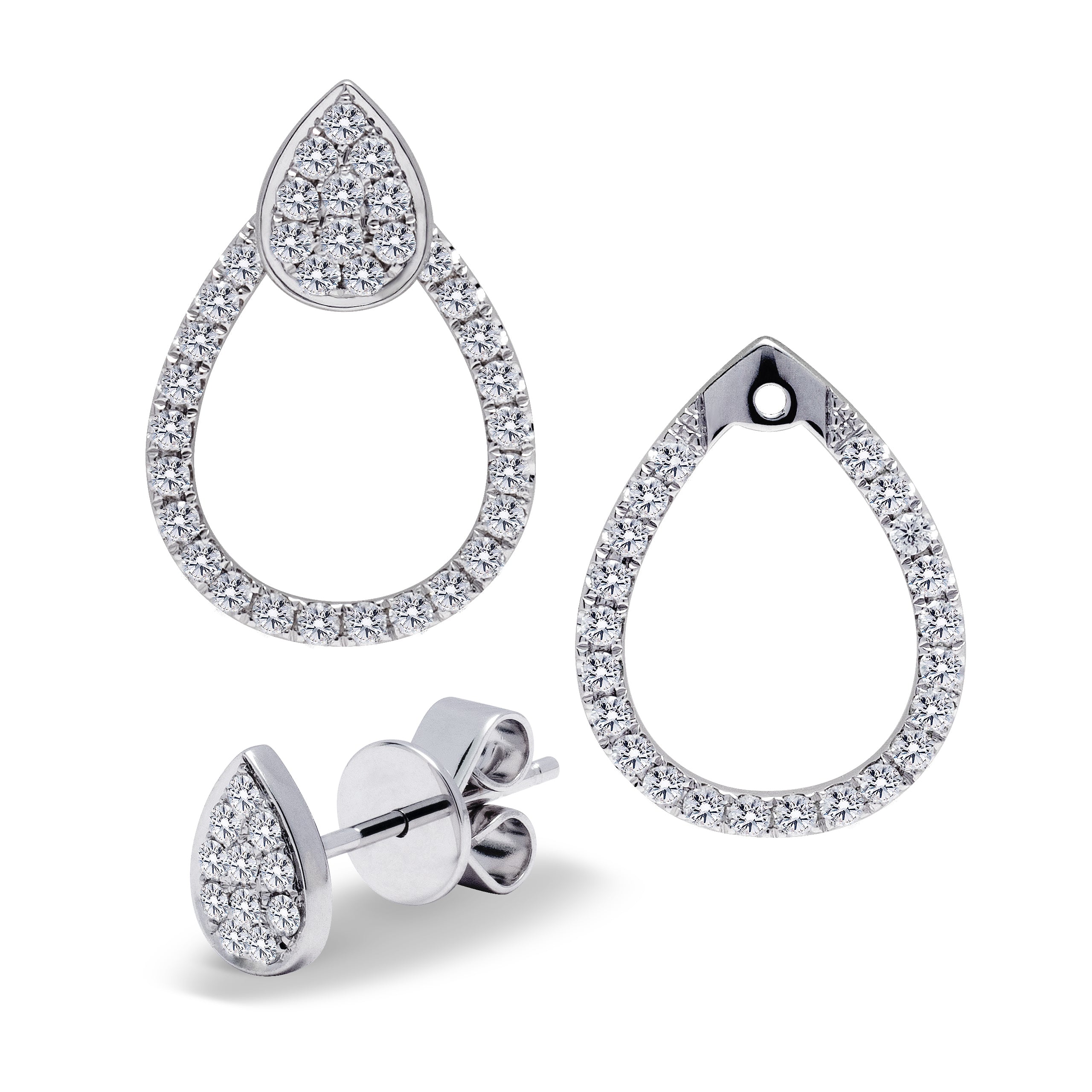 Pear Diamond Earrings