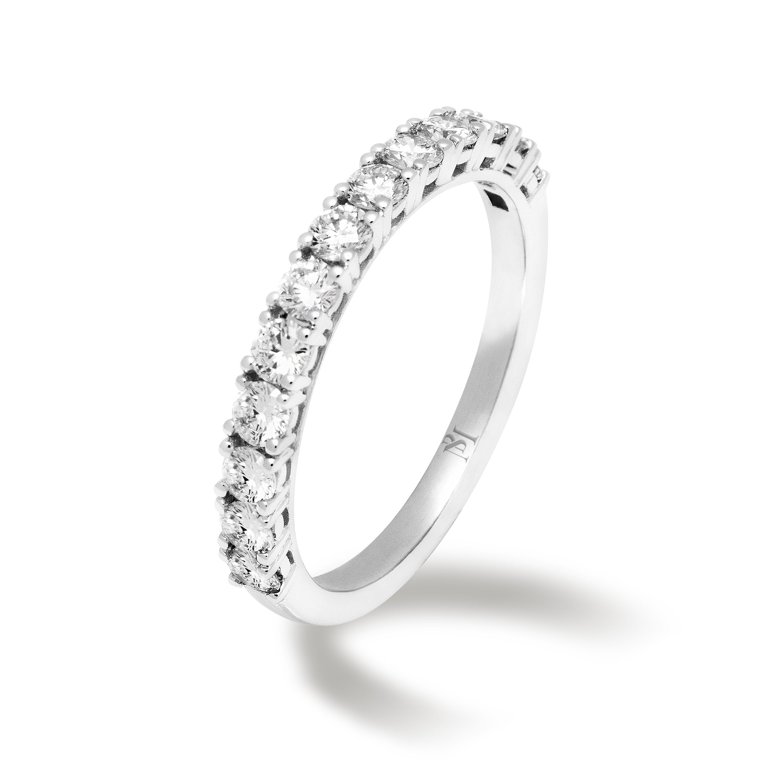 Round Diamond Half Eternity Ring (0.05ct per diamond)